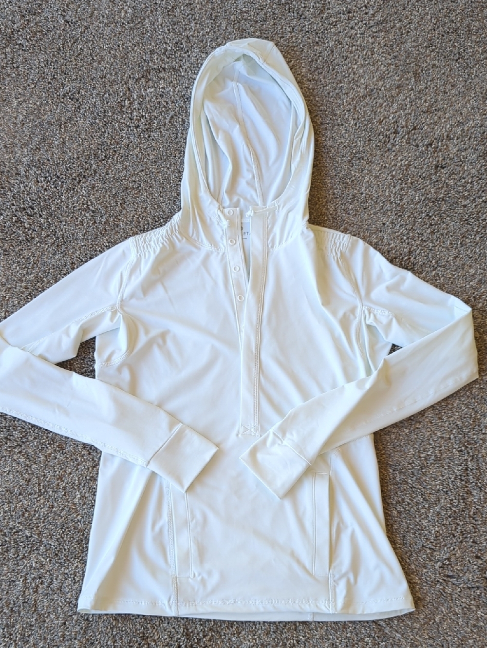 Athleta Sun/Swim Hoodie - Bright White S